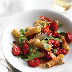 Pasta with Roasted Vegetables and Arugula