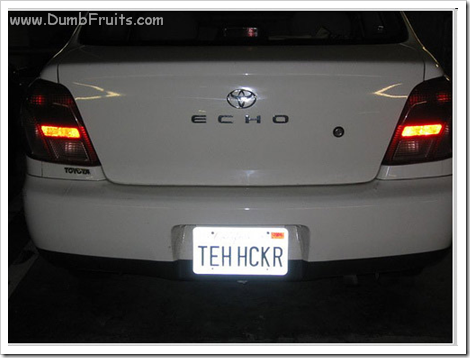 geek licence plate : Leet speak hacker pride