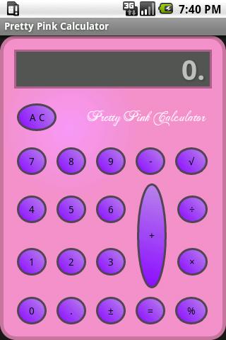 【免費工具App】Pretty Pink Calculator-APP點子