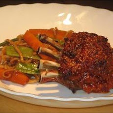 Tomato Sesame Crusted Lamb Racks