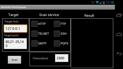 NetHole PortScanner