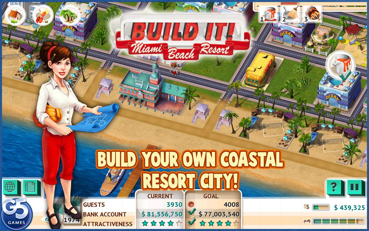 Android application Build It! Miami Beach (Full) screenshort