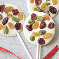 Jeweled White Chocolate Lollies