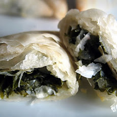 Spinach Phyllo Roll-Ups