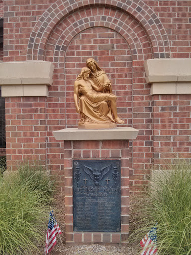 St.Vincent Parish WWII Memorial Statue