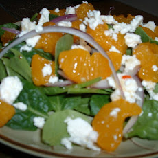 Mandarin, Spinach, and Feta Salad