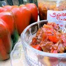 Spiced Ruby and Emerald Indian Pepper Relish - Chutney