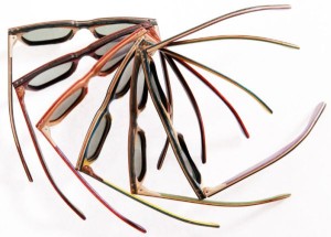 Gafas recicladas monopatín 