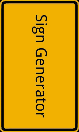 Sign Generator