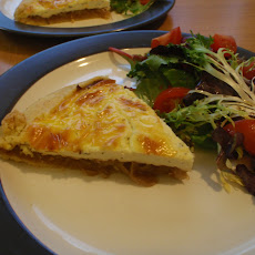 Caramelized Onion and Chevre Galette with Stone Smoked Porter