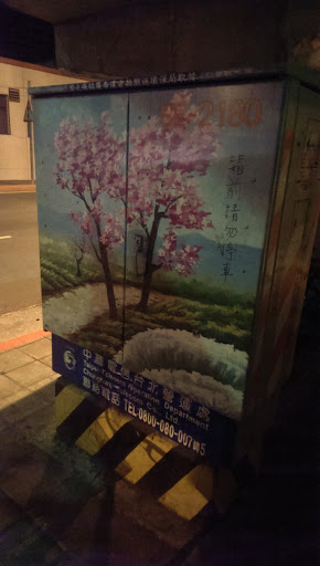 櫻花變電箱