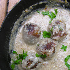 Garbanzo lime meatballs