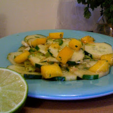 Balanced Senses Cucumber and Mango Salad