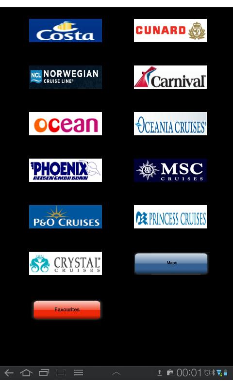 Android application Cruiseship Cams screenshort