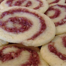 Raspberry Swirl Cookies