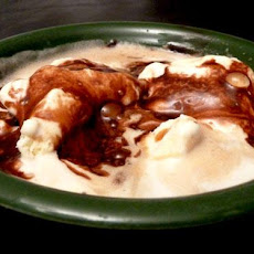 Chocolate Affogato With Vanilla Ice-Cream