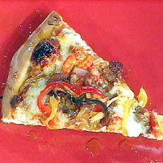 Crawfish and Hot Sausage Pizza