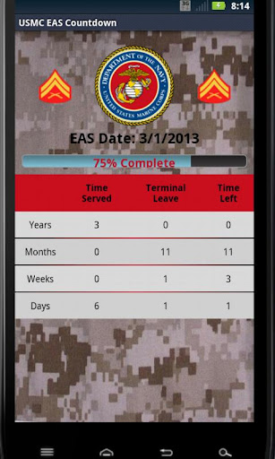 USMC EAS Countdown