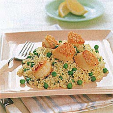 Seared Sesame Scallops