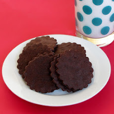 Chocolate Cayenne Wafer Cookies