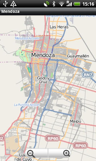 Mendoza Street Map