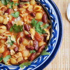 Chicken Pasta e Fagiole with Smoked Paprika