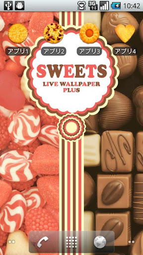 SWEETS＆SWEETS-Live Wallpaper +