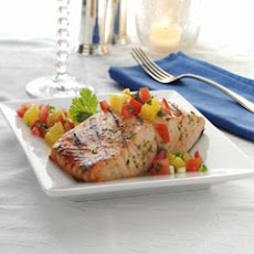 Grilled Salmon With Citrus-tomato Salsa
