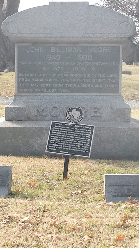 The Reverend John Sillman Moore Memorial