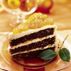 Gingerbread Layer Cake with Candied Kumquats