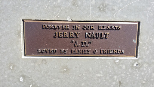 Jerry Nault Memorial Bench