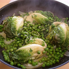 Buttered Peas with Lettuce
