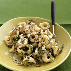 Tortellini with Mushroom Sauce