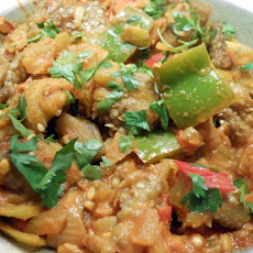 India Spiced Eggplant (Aubergine)