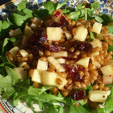 Apple and Manchego Salad with Wheatberries