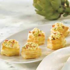 Artichoke and Sun-Dried Tomato Cheesecakes