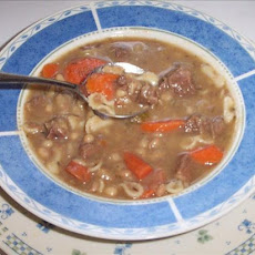 Jackie's Beefy Bean Soup