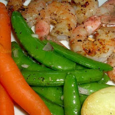 Sugar Snap Peas or Snow Peas, Baked