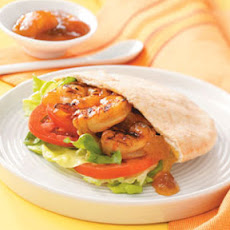 Mango Shrimp Pitas Recipe