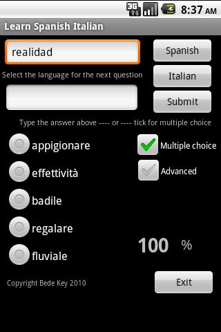 Learn Spanish Italian