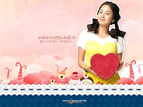 Kim Tae Hee Paris Baguette Wallpaper