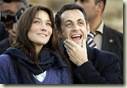 sarko y carla - Los Conciertos de Carla Bruni pospuestos hasta que Sarkozy deje de gobernar