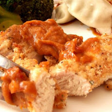 Crispy Chicken With Peanut Dipping Sauce