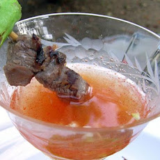 Beef Satays With Asian Dipping Sauce