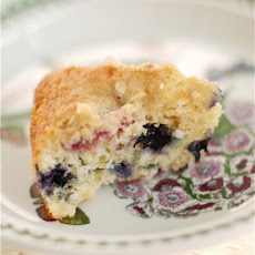 Berrylicious Coconut Crumb Cake