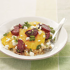 Beet, Bulgur, and Orange Salad with Parsley Vinaigrette