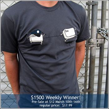 Ctrl + EscなTシャツ
