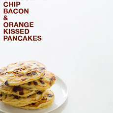 Chocolate Chip Bacon & Orange Kissed Pancakes