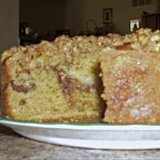 Walnut-Pear Sour Cream Coffee Cake