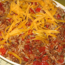 Hamburger-Rice Skillet